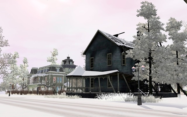 Sims Пейзажи Покинутый остров. Зима at ihelensims.org.ru