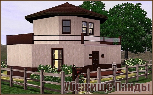 Sims 3 Residential lot Panda's shelter by Dolkin at ihelensims.org.ru