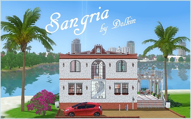 Sims 3 Residential lot Sangria by Dolkin at ihelensims.org.ru