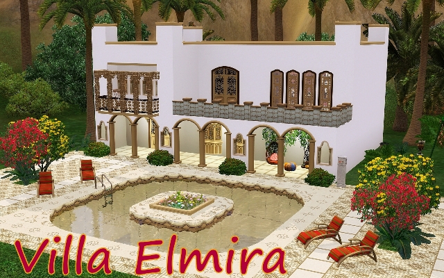 Sims 3 Residential lot Villa Elmira by ihelen at ihelensims.org.ru