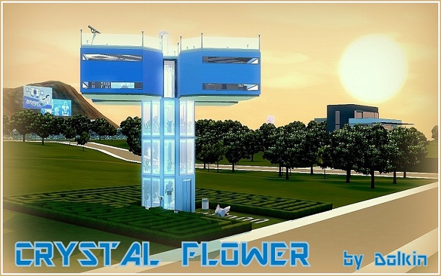Sims 3 Residential lot Cristal Flower by Dolkin at ihelensims.org.ru
