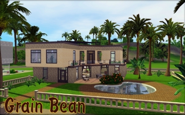 Sims 3 Residential lot Grain bean by ihelen at ihelensims.org.ru