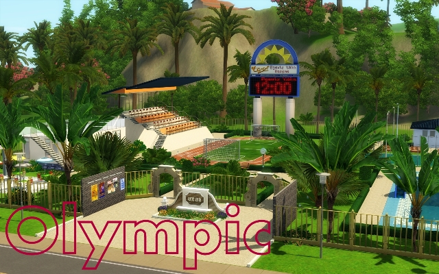 Sims 3 Community lot Stadium Olympic by ihelen at ihelensims.org.ru