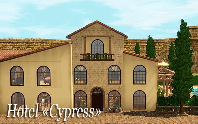 Sims 3 Community lot Hotel "Cypress" by Rany Randolff at ihelensims.org.ru