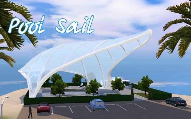 Sims 3 Community lot Pool Sail by ihelen at ihelensims.org.ru
