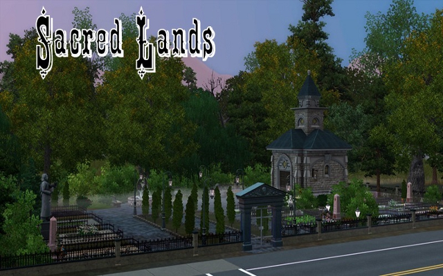 Sims 3 Community lot Cemetery Sacred lands by akulina at ihelensims.org.ru