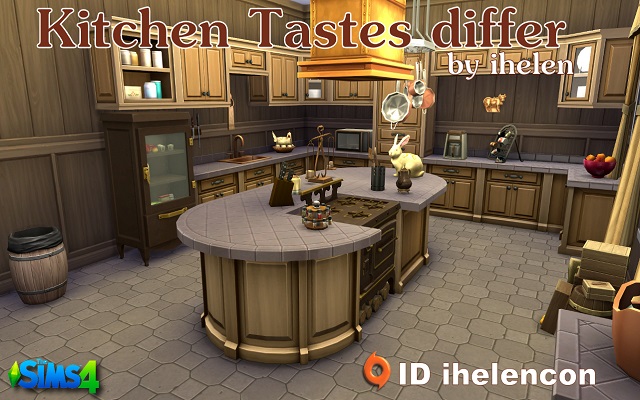 Sims 4 Rooms Kitchen Tastes differ by ihelen at ihelensims.org.ru