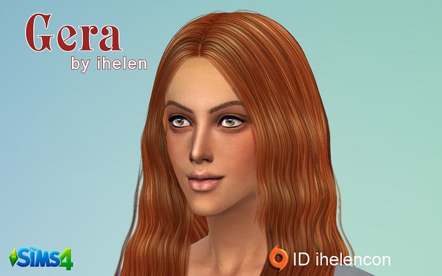 Sims 4 Sims model Gera by ihelen at ihelensims.org.ru