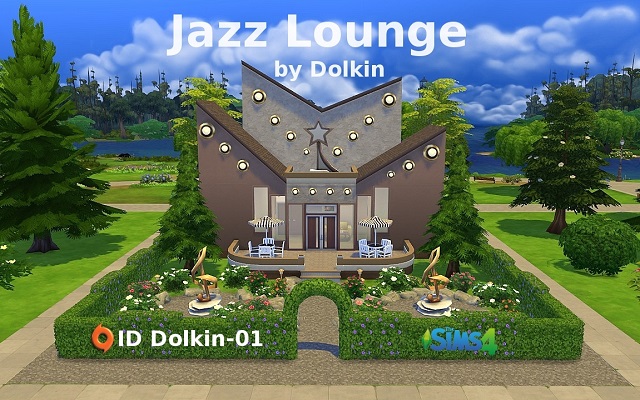 Sims 4 Community lot Jazz Lounge by Dolkin at ihelensims.org.ru