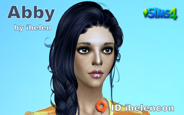 Sims 4 Sims model Abby by ihelen at ihelensims.org.ru