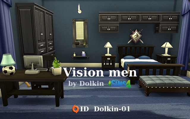 Sims 4 Rooms Vision men by Dolkin at ihelensims.org.ru