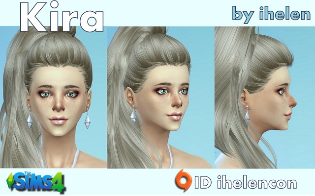 Sims 4 Sims model Kira by ihelen at ihelensims.org.ru