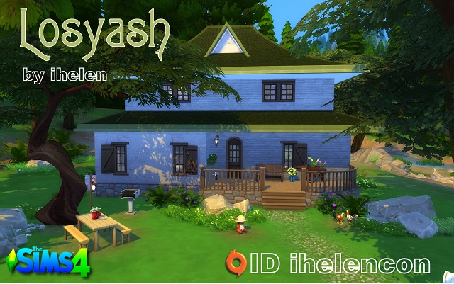 Sims 4 Residential lot Losyash by ihelen at ihelensims.org.ru