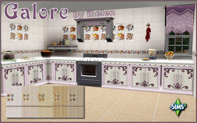Sims 3 Walls/Floors Tile Galore(TS3) by ihelen at ihelensims.org.ru