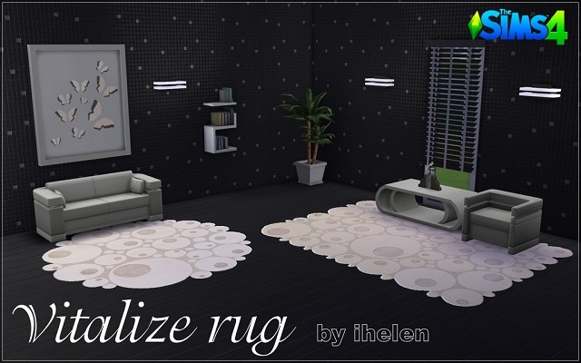 Sims 4 Decor Vitalize rug by ihelen at ihelensims.org.ru