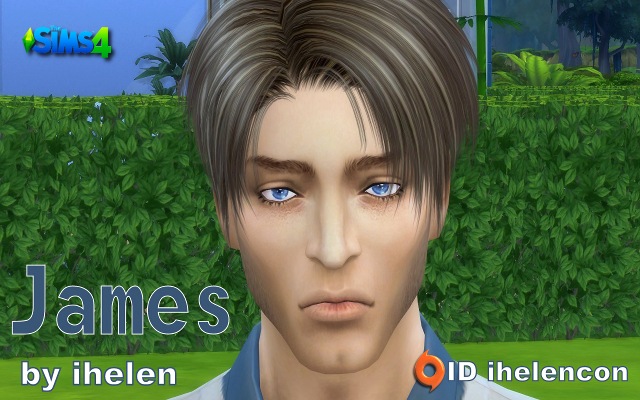 Sims 4 Sims model James by ihelen at ihelensims.org.ru