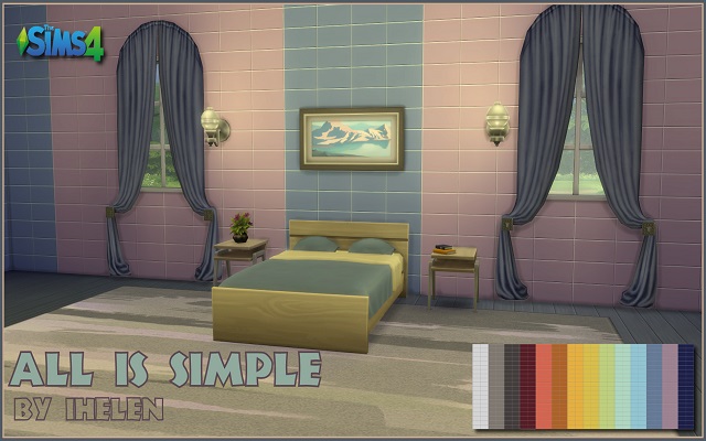 Sims 4 Build/Walls/Floors Panel All is simple by ihelen at ihelensims.org.ru