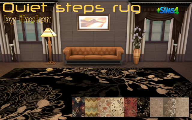 Sims 4 Decor Quiet steps rugs by ihelen at ihelensims.org.ru