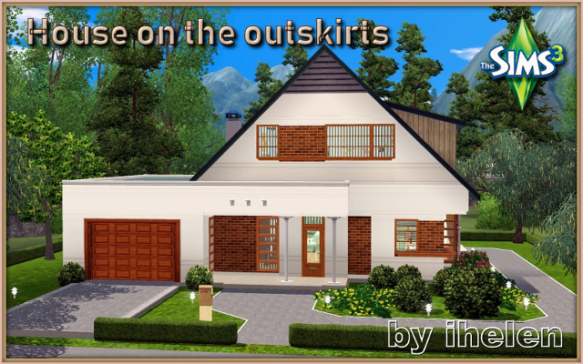 Sims 3 Residential lot House on the outskirts by ihelen at ihelensims.org.ru