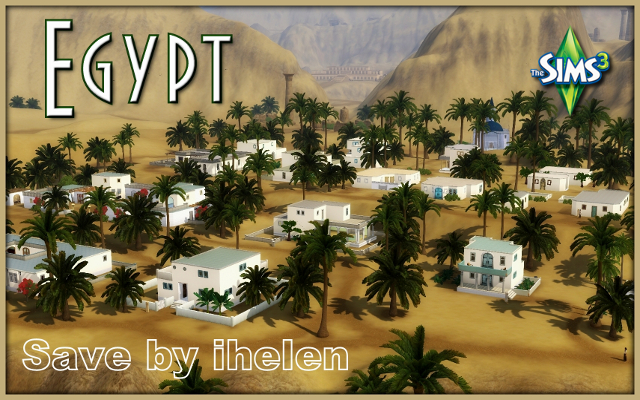 Sims 4 Community lot Egypt save by ihelen at ihelensims.org.ru