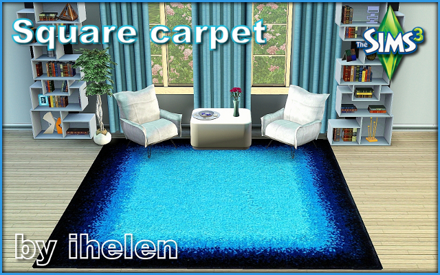 Sims 3 Decor Square carpet by ihelen at ihelensims.org.ru